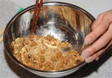 納豆料理の作り方の写真