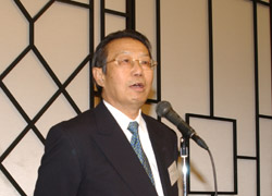 北陸納豆製造組合理事長和田さんのご挨拶